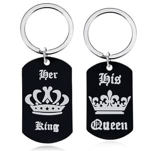Porte-Clé Couple King & Queen Black 1
